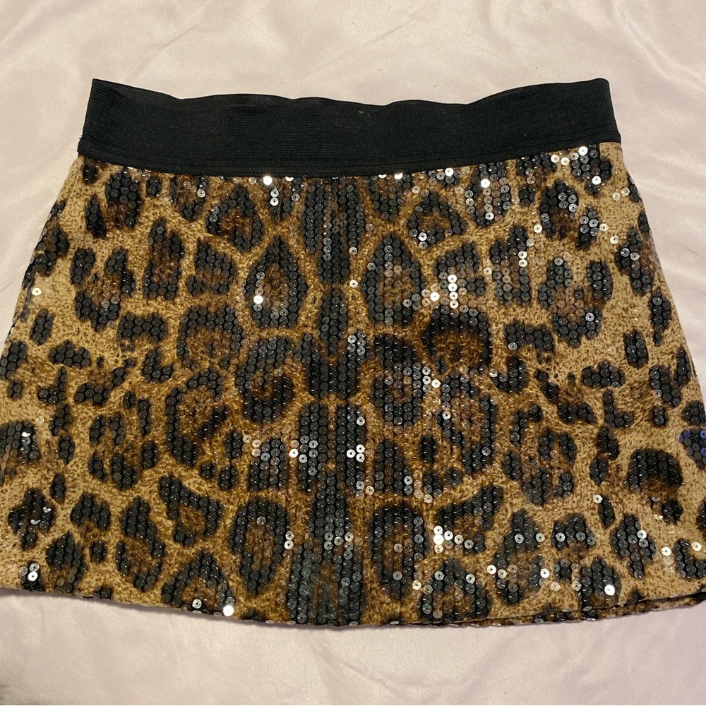 Vintage Sequin Cheetah Mini